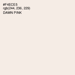 #F4ECE5 - Dawn Pink Color Image